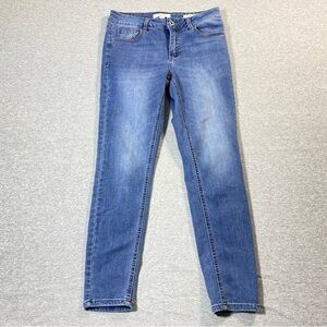 Ellen Tracy Jeans Womens 6 Blue Serene Skinny Fit Low Rise Stretch Casual Denim